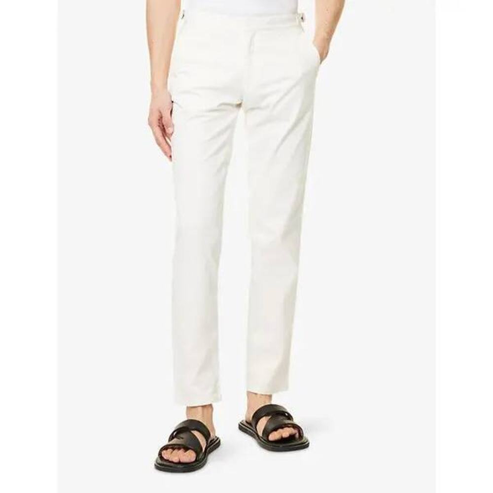 Orlebar Brown Fallon Stretch Cotton Pant in Sea Mist 36